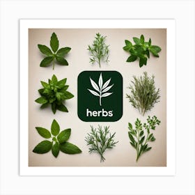 Herbs Stock Videos & Royalty-Free Footage 1 Art Print