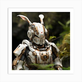 Rabbit the Robot Art Print