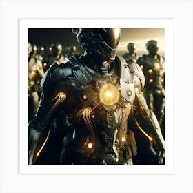 Solar Armor Converted Art Print