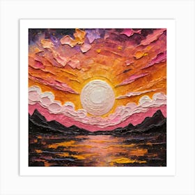 Sunset 4 Art Print