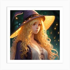 Sydney Witch In The Forest Art Print