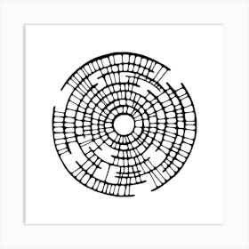 Labyrinth / Abstraction Art Print