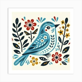 Bluebird Art Print