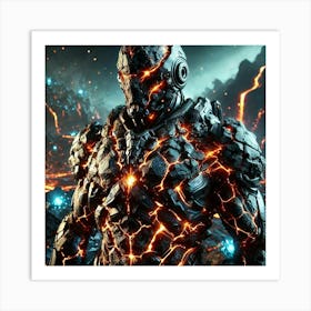 Volcanic Armor Art Print