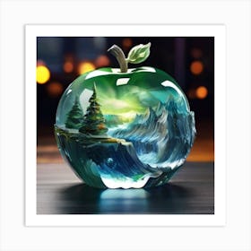 Apple In The Forest 1 Art Print