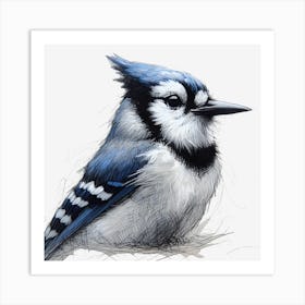 Bluejay ~Reimagined 15 Art Print