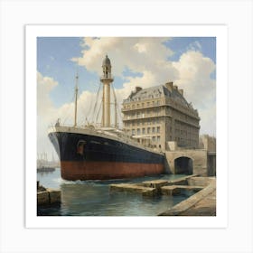 La Capitainerie Le Havre Art Print 3 Art Print