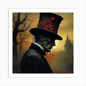 Top Hat Art Print