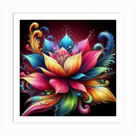 Lotus Flower 3 Art Print