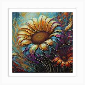 Sunflowers 11 Art Print