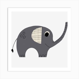 Cute Sweet Baby Elephant Art Print