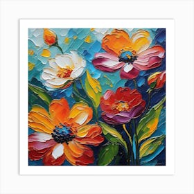 Flower Painting 1 Art Print