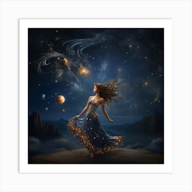 Starry Night art print Art Print