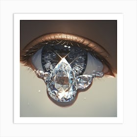 Rhinestone Eyes Art Print