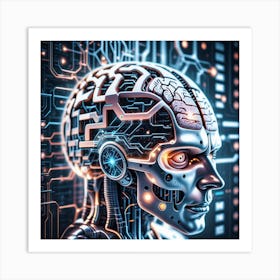 Artificial Intelligence Concept 3 Art Print