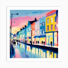 Rainy walks in Dalston 002 Art Print