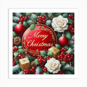 Merry Christmas 10 Art Print