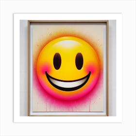 Smiley Face 14 Art Print