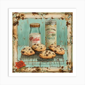 Chocolate Chip Cookies Art Print