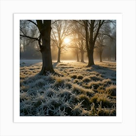 Frosty Morning 1 Art Print