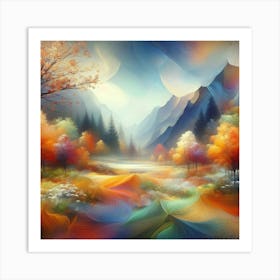 Autumn Landscape Art Print