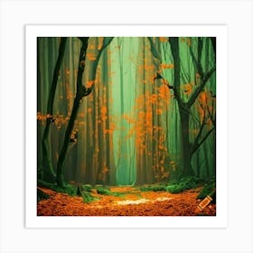 Forest Path 1 Art Print