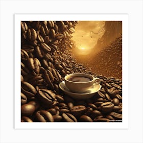 Coffee Beans 166 Art Print