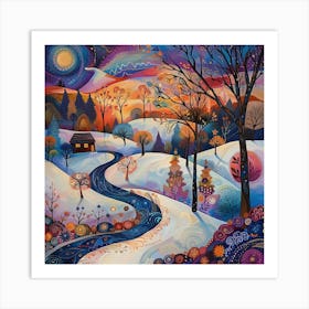 Winter Landscape 6 Art Print