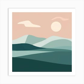 Landscape Painting 71 Art Print