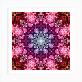 Watercolor Pattern Pink 2 Art Print