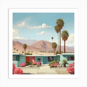 Palm Springs Art Print 2 1 Art Print