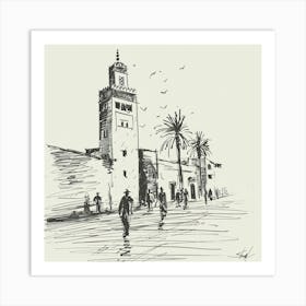 Marrakech, Morocco Art Print