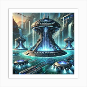 Cascade Sovereignty Defense Strategy Art Print