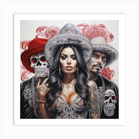 Day Of The Dead 1 Art Print