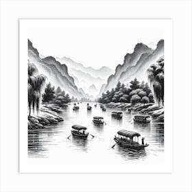 Chinese Art 597 Art Print