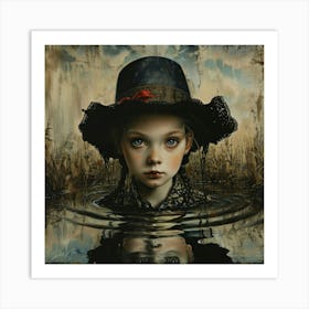 Little Girl In A Hat Poster