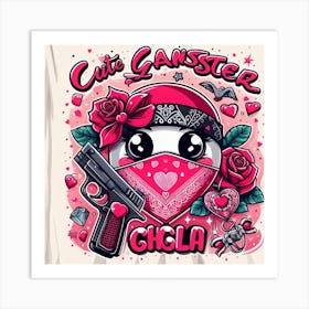 Cute cansster Art Print