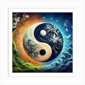 Yin Yang 4 Art Print