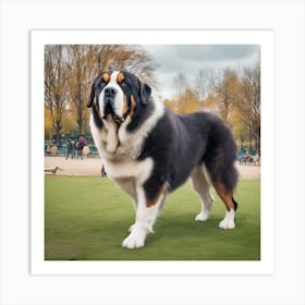 Bernese Mountain Dog Art Print