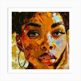 Captivating Look - Face Beauty Art Print