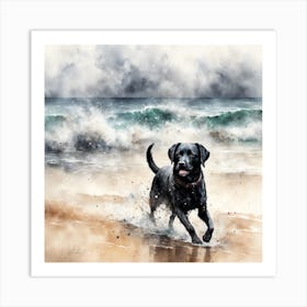 a dog named s, Art Print