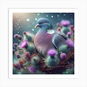 Pigeon Scotland Art Print