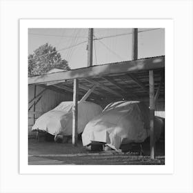 Redding, California, Automobiles In Storage For The Duration Of The War By Russell Lee Art Print