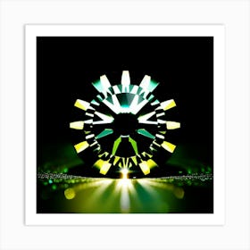 When there is a sun crystal Art Print