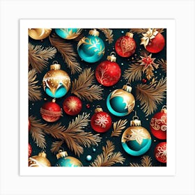 Christmas Background 3 Art Print