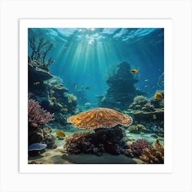 Ocean Reef Life Art Print