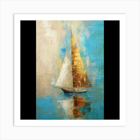 Sailboat Painting Art Print