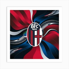 Bologna FC 1909 Logo Wall Art 6 Art Print