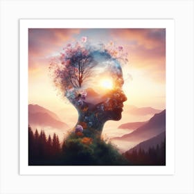 Woman'S Head Art Print