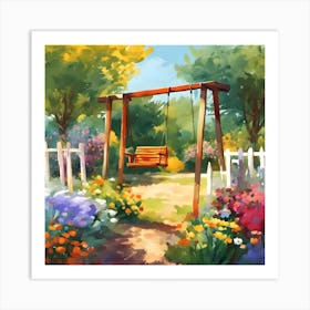 Summer Garden Art Print